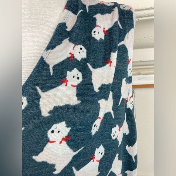 LuLaRoe Westie print long open sleeveless duster NWOT style is “Joy” size 14/16 - Picture 2 of 9